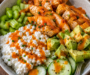 Spicy Buffalo Chicken Cottage Cheese Bowl