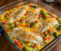 Easy One-Pan Baked Tilapia and Vegetable Casserole