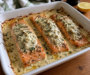 Baked Boursin Salmon