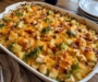 Cheesy Chicken & Broccoli Baked Potato Casserole